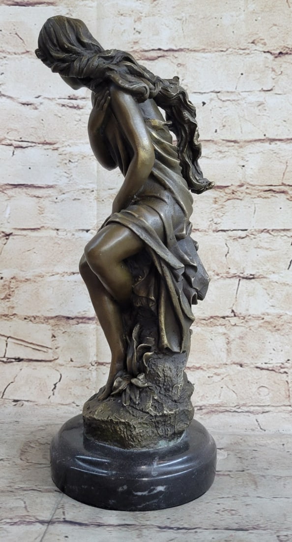 Nude Lady Bronze Statue - 3