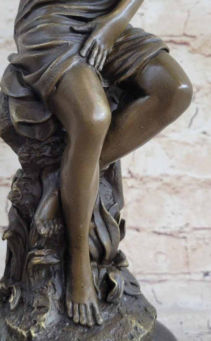 Nude Lady Bronze Statue - 5