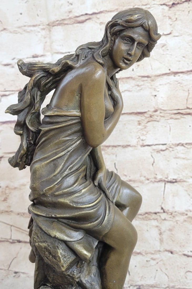 Nude Lady Bronze Statue - 7