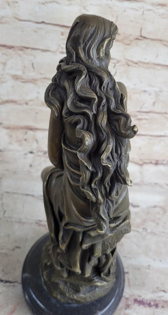 Nude Lady Bronze Statue - 8