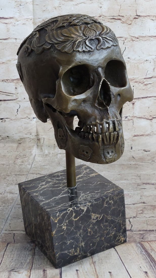 Skeleton Bronze Sculpture - 3