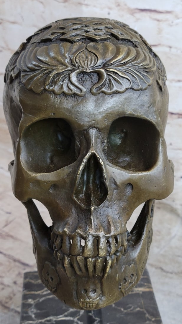 Skeleton Bronze Sculpture - 6