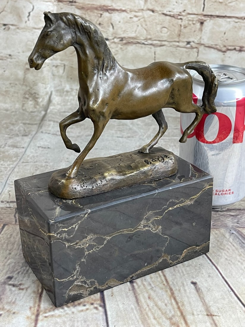 Galloping Horse Bronze Statue - 2