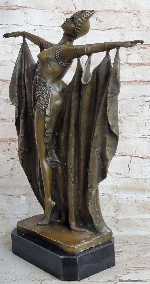Belly Dancer Bronze Sculpture - 3