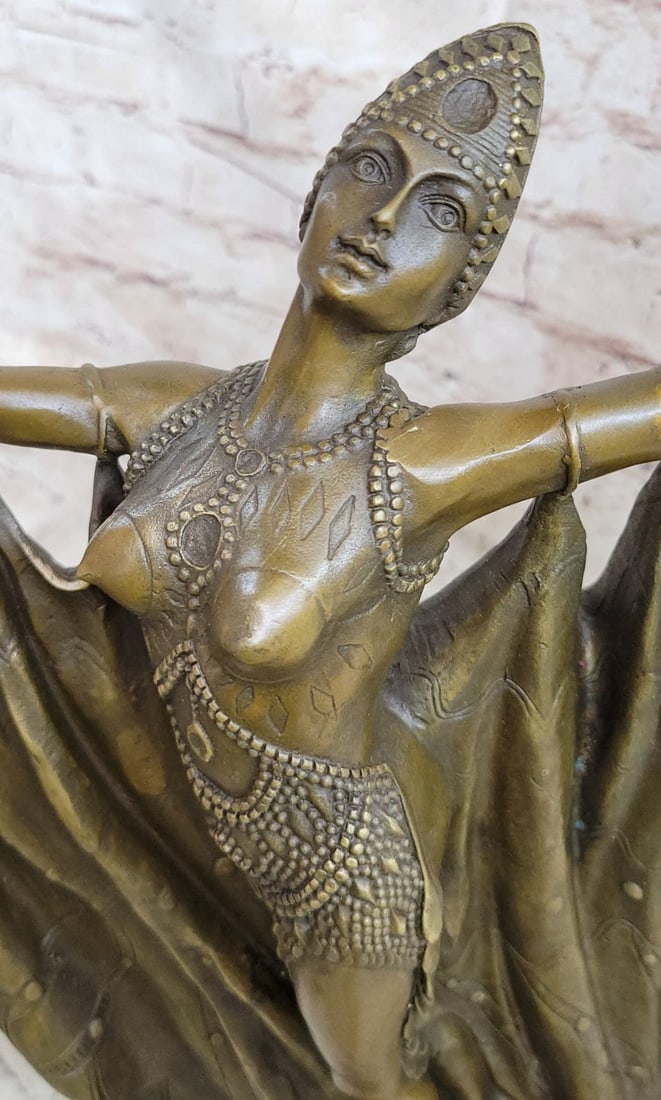 Belly Dancer Bronze Sculpture - 4