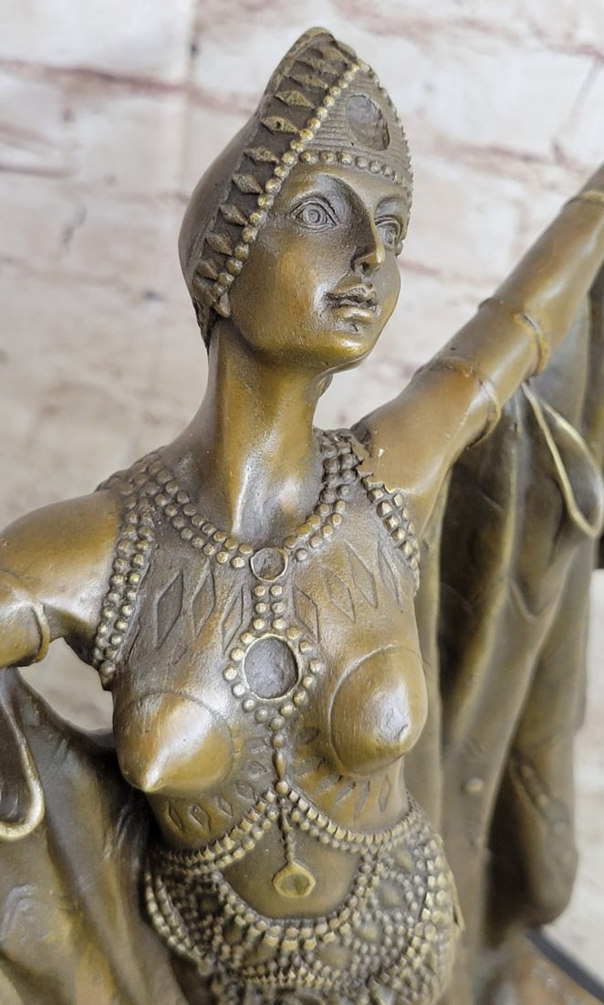 Belly Dancer Bronze Sculpture - 5