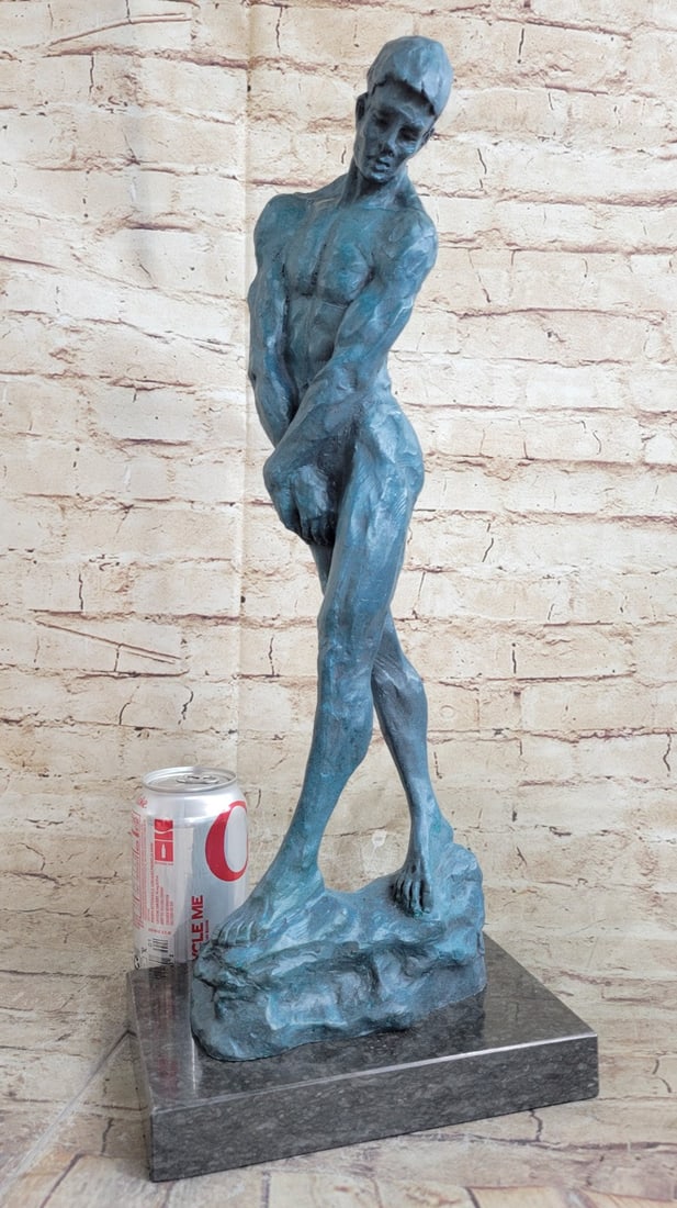 Nude Male Bronze Sculpture - 2