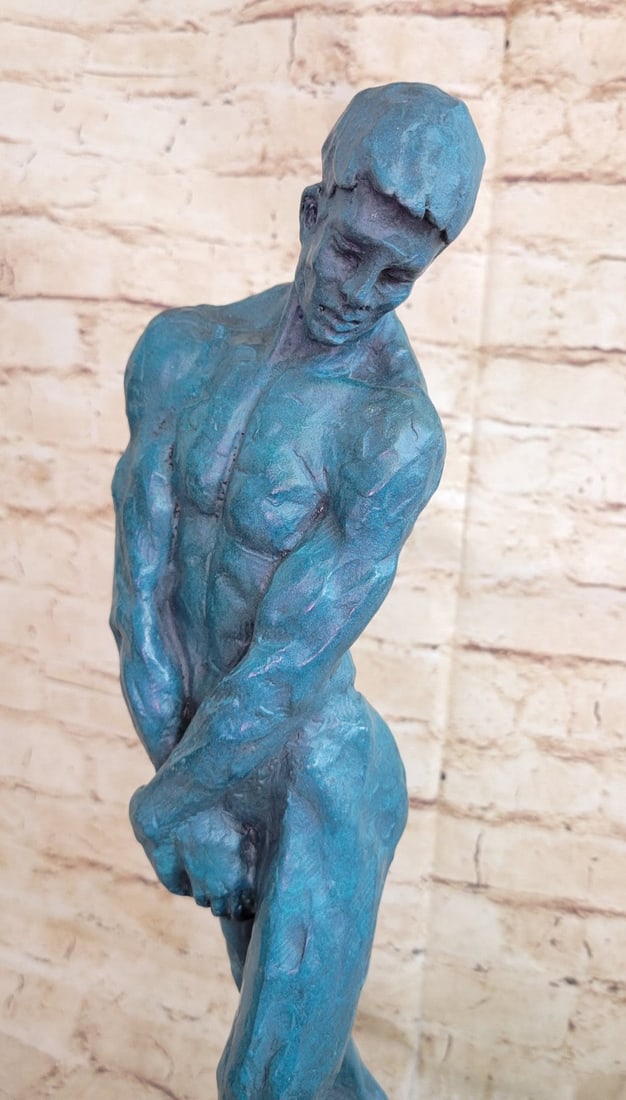 Nude Male Bronze Sculpture - 6