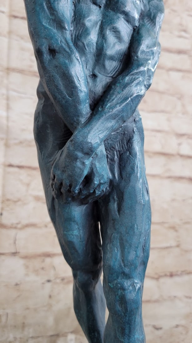 Nude Male Bronze Sculpture - 8