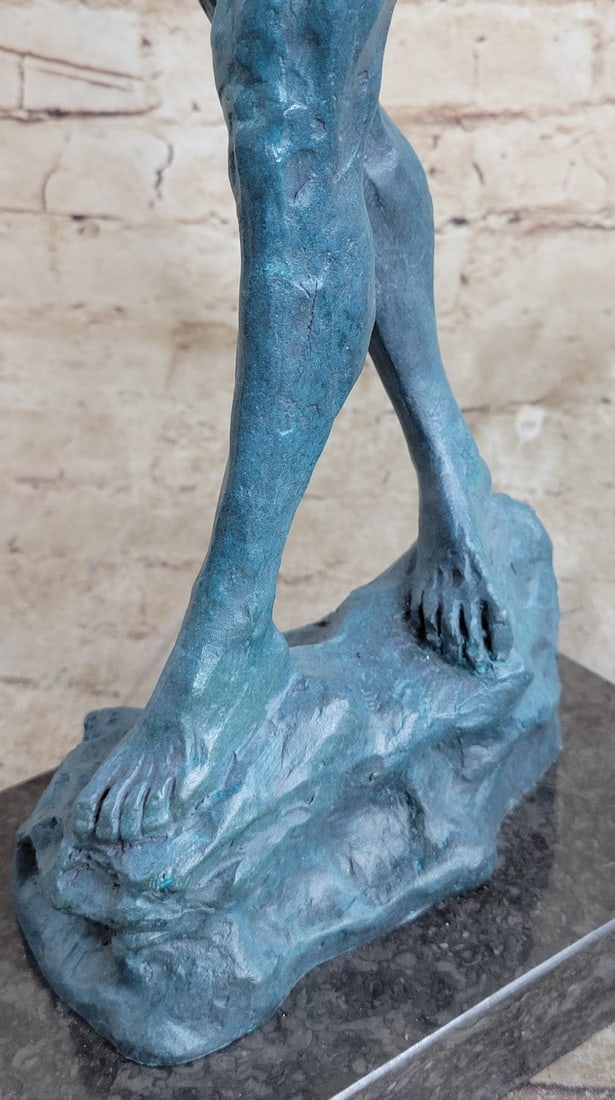 Nude Male Bronze Sculpture - 9