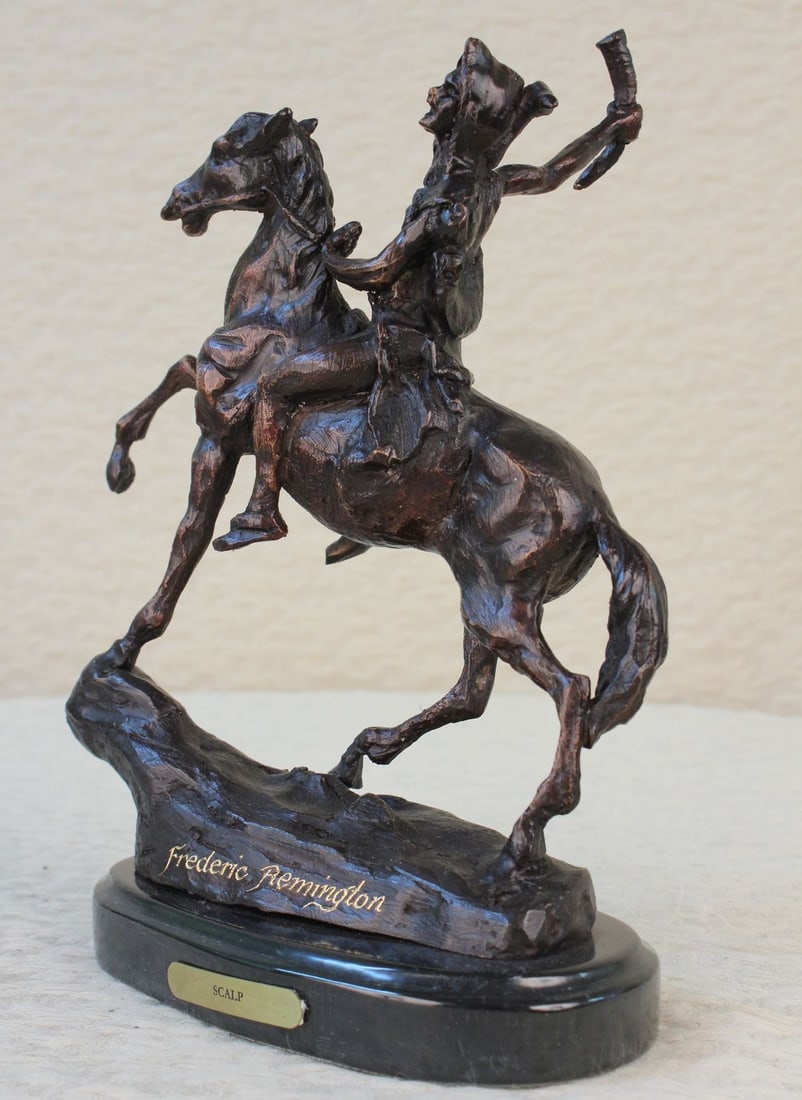 The Scalp Bronze Statue - 2
