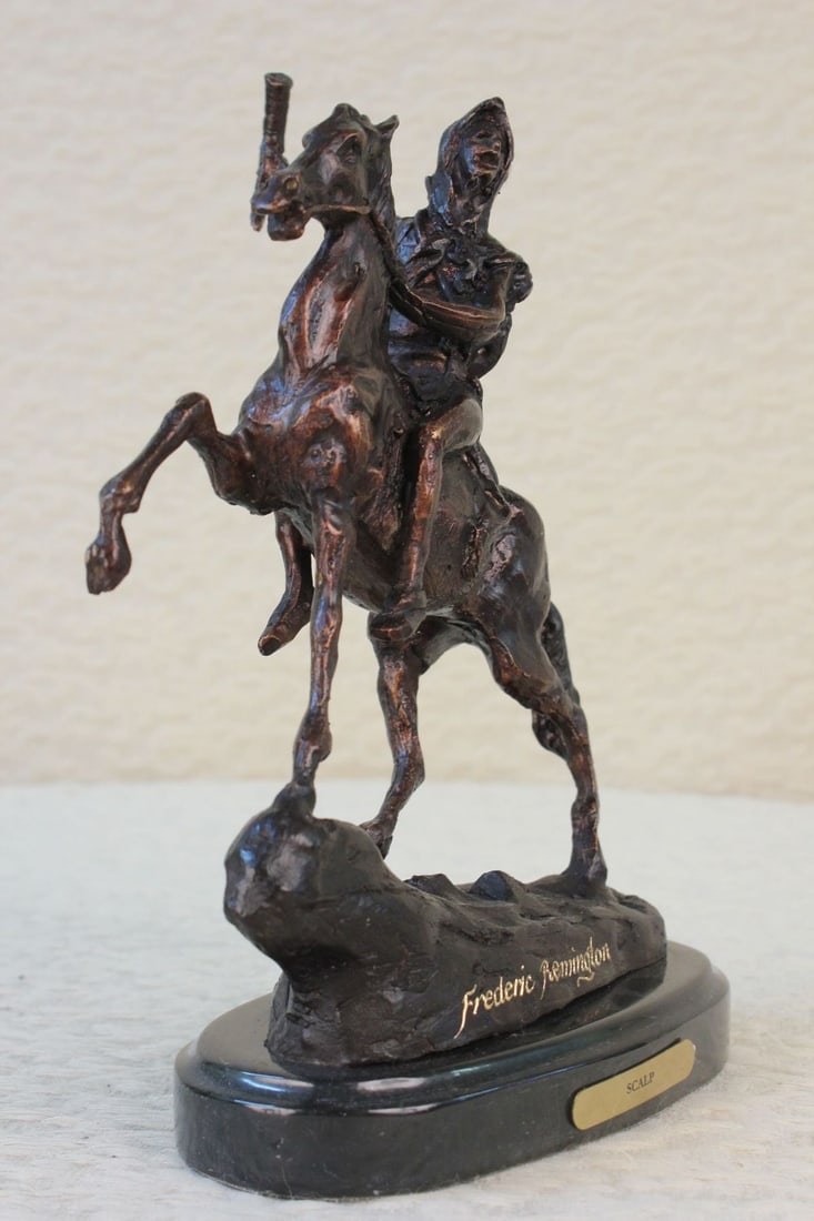 The Scalp Bronze Statue - 4