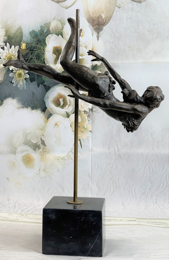 Lovely Bronze Statue - 6