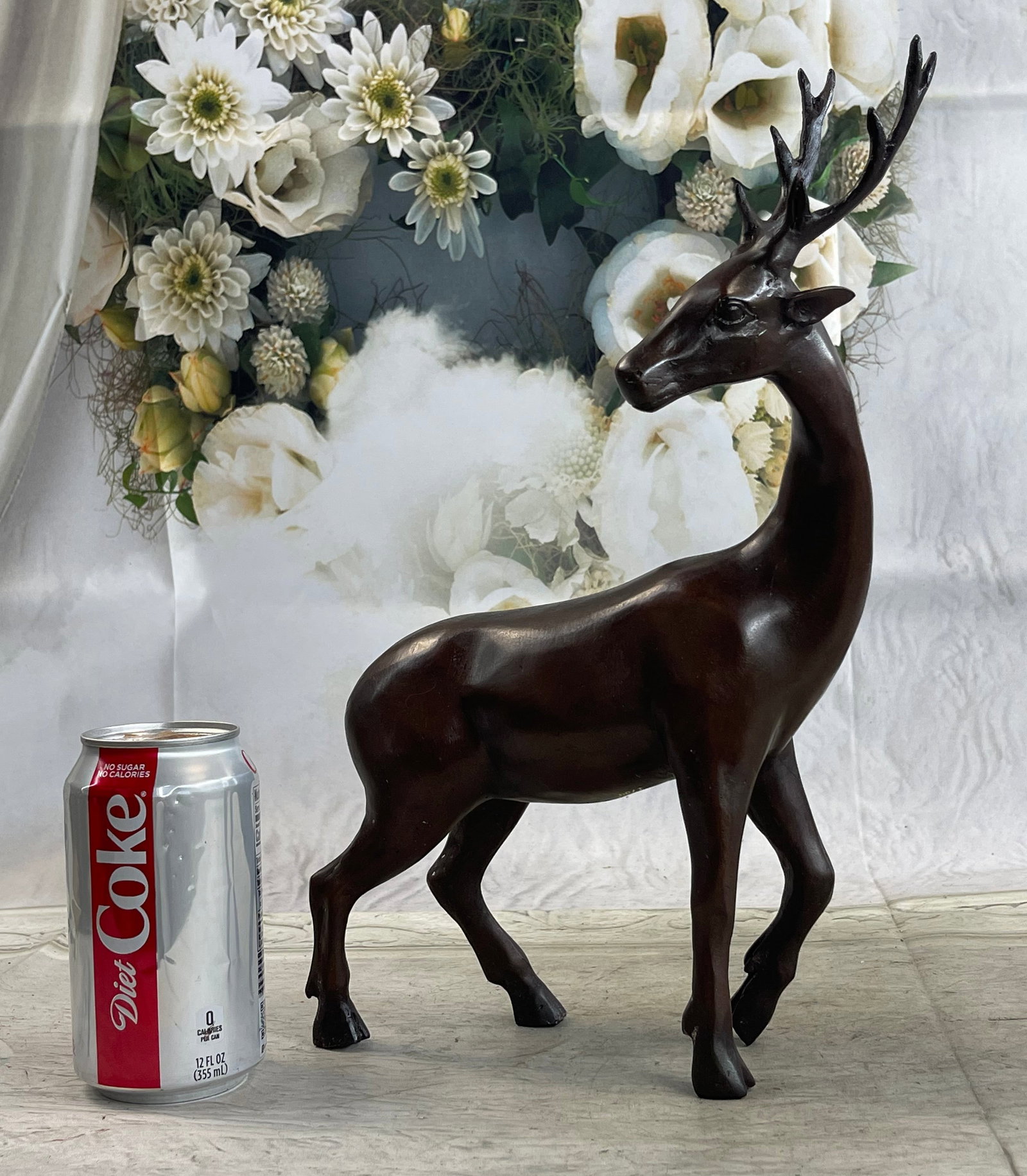 Deer Bronze Sculpture - 2