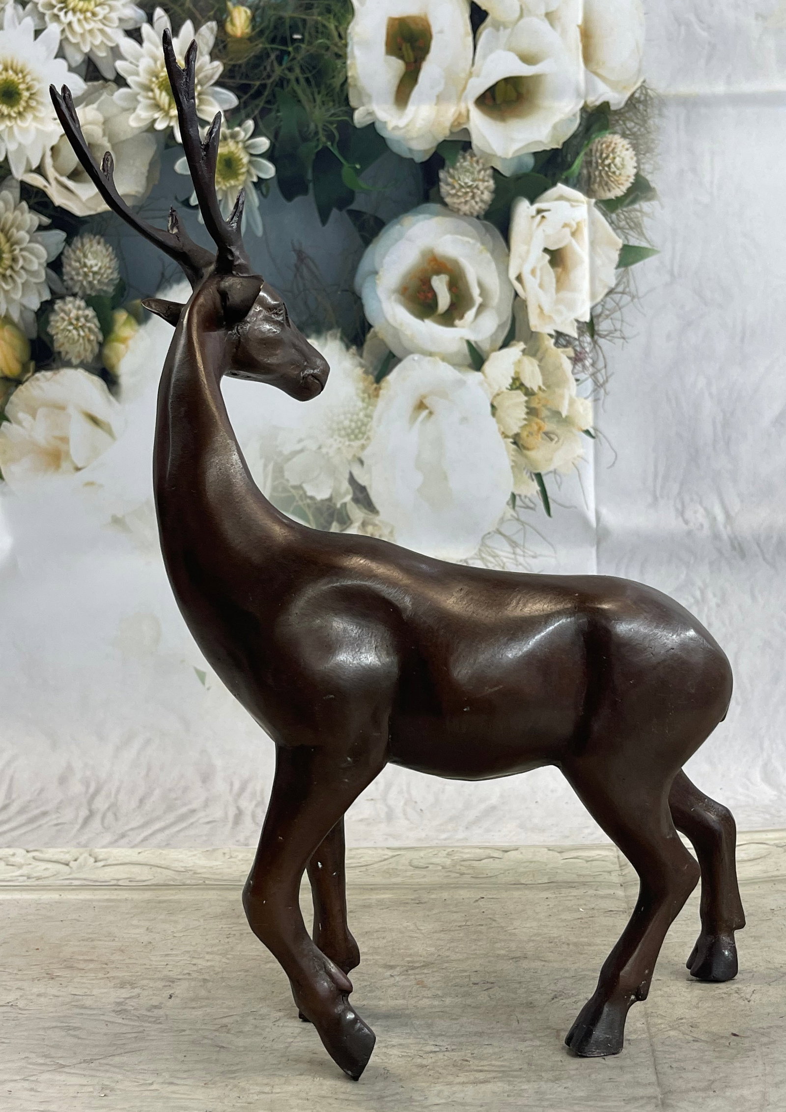 Deer Bronze Sculpture - 3