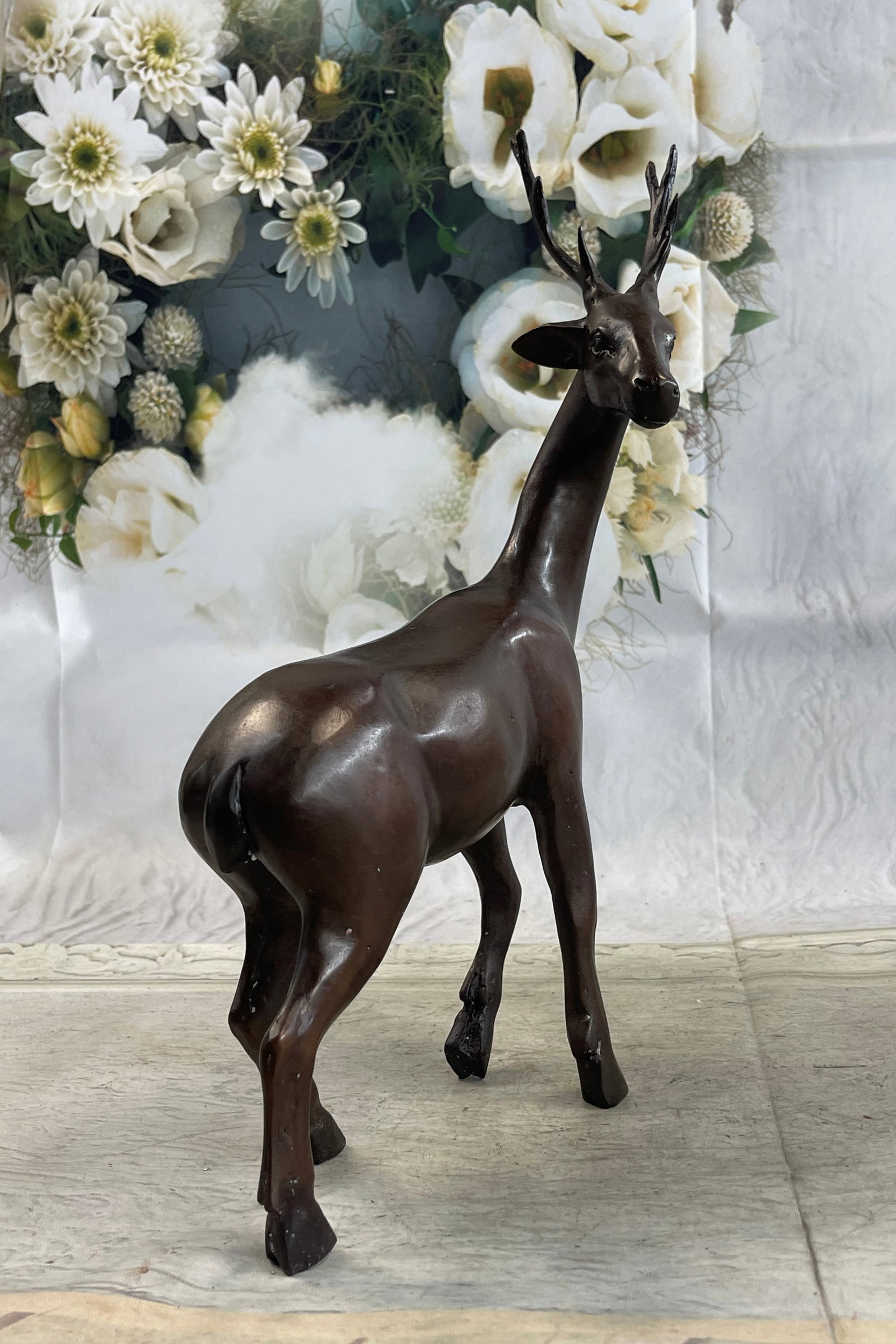 Deer Bronze Sculpture - 5