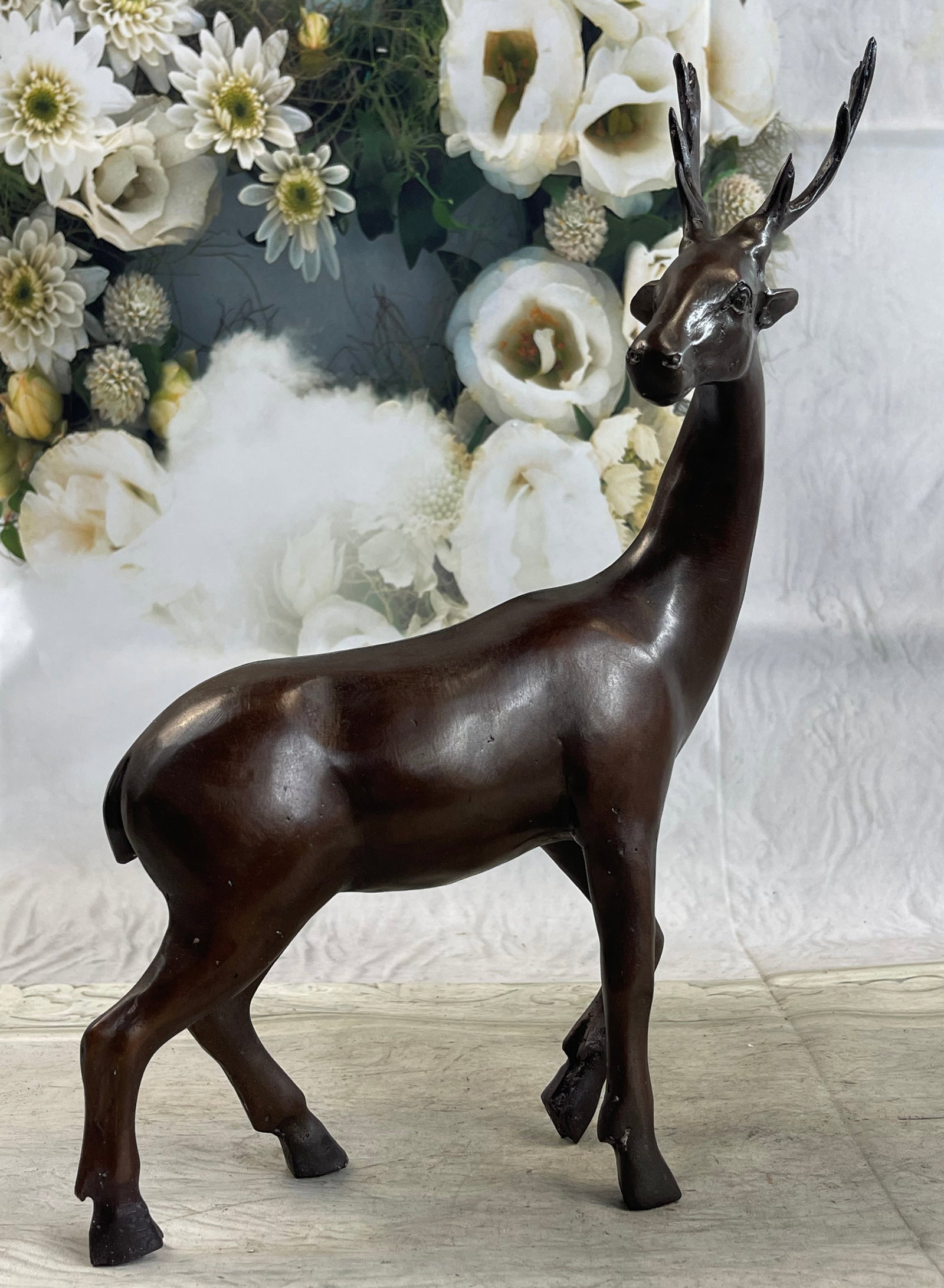 Deer Bronze Sculpture - 6