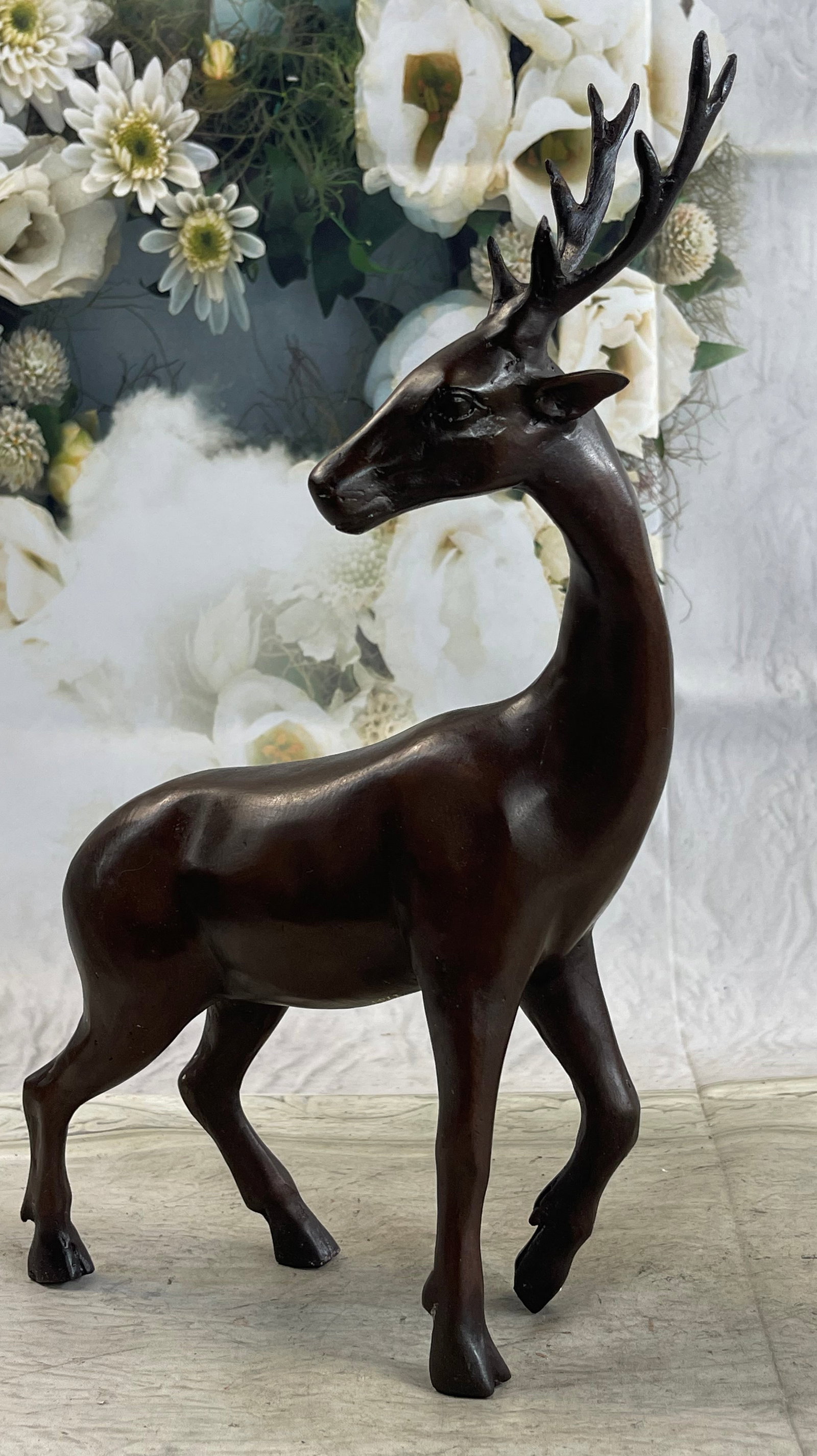 Deer Bronze Sculpture - 7