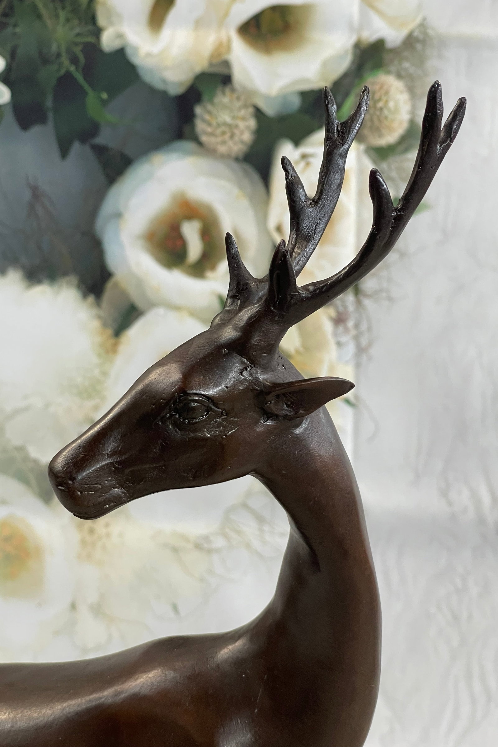 Deer Bronze Sculpture - 8