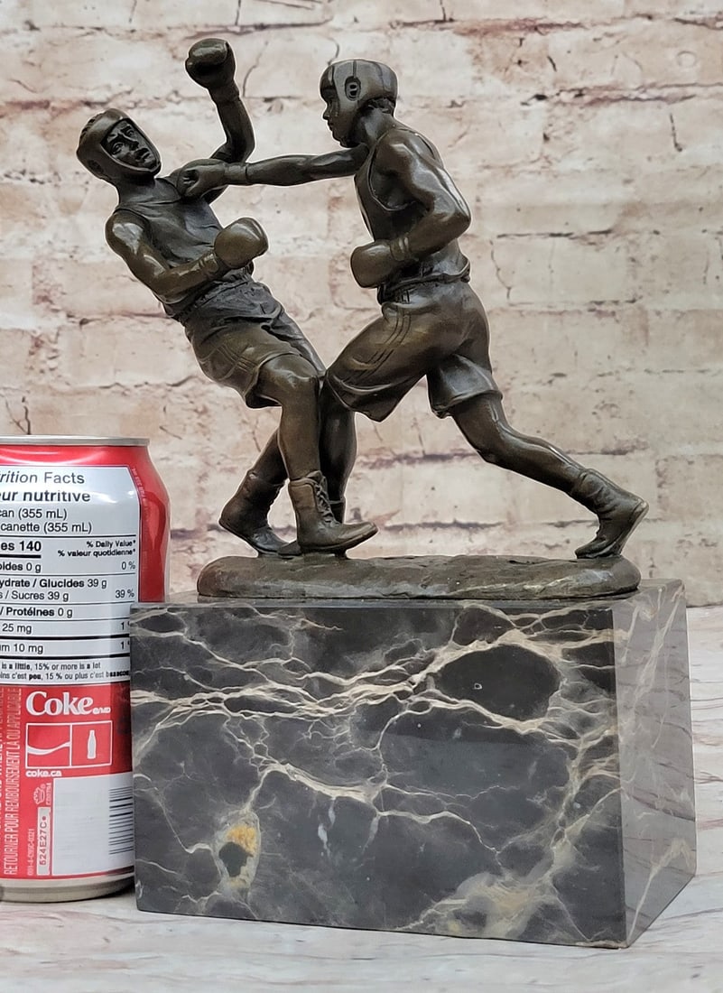 Last Round Boxing Bronze Statue - 2