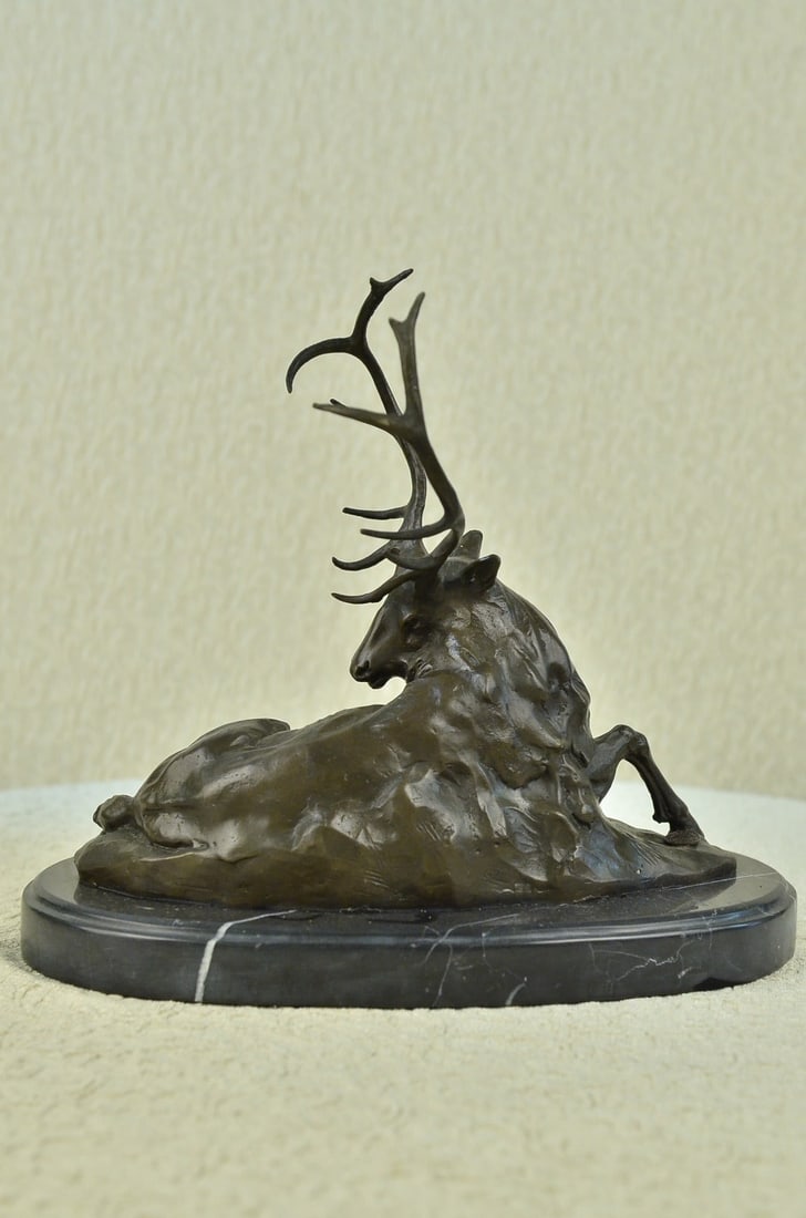 Deer Bronze Sculpture - 4