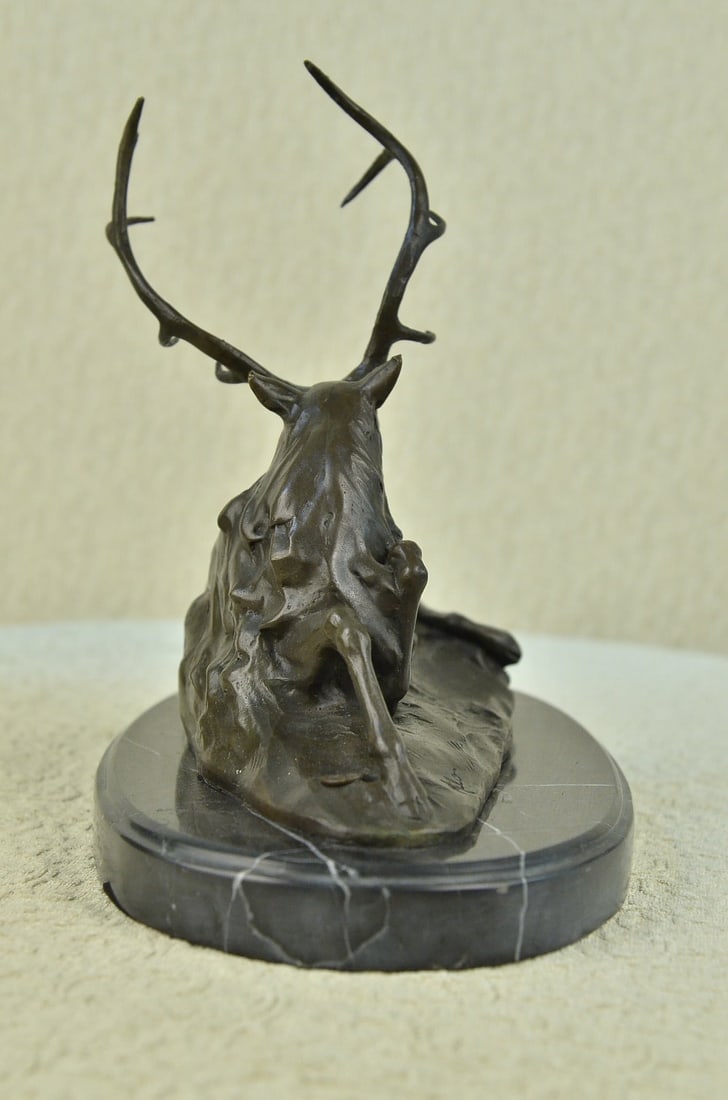 Deer Bronze Sculpture - 6