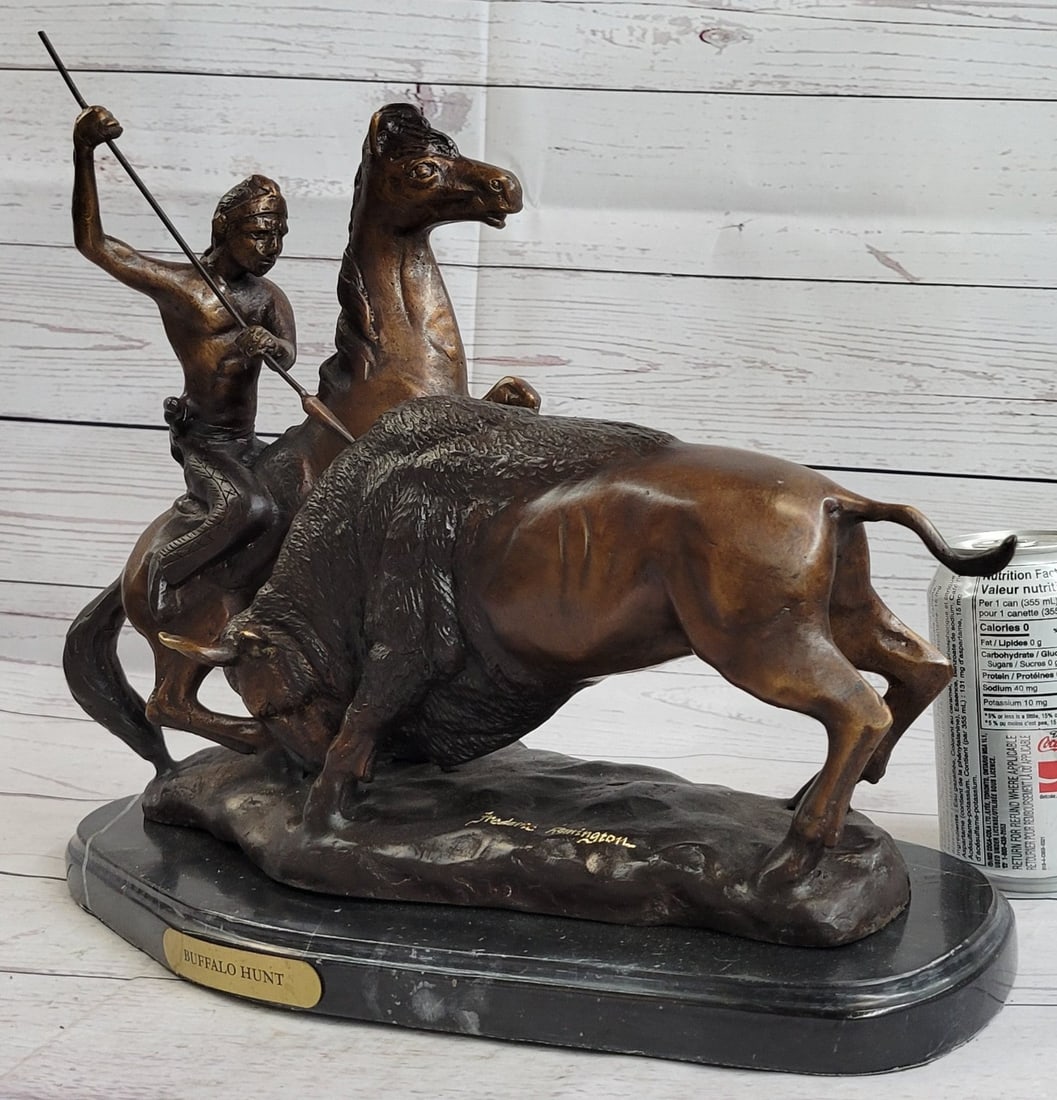 American Buffalo Bronze Statue - 2