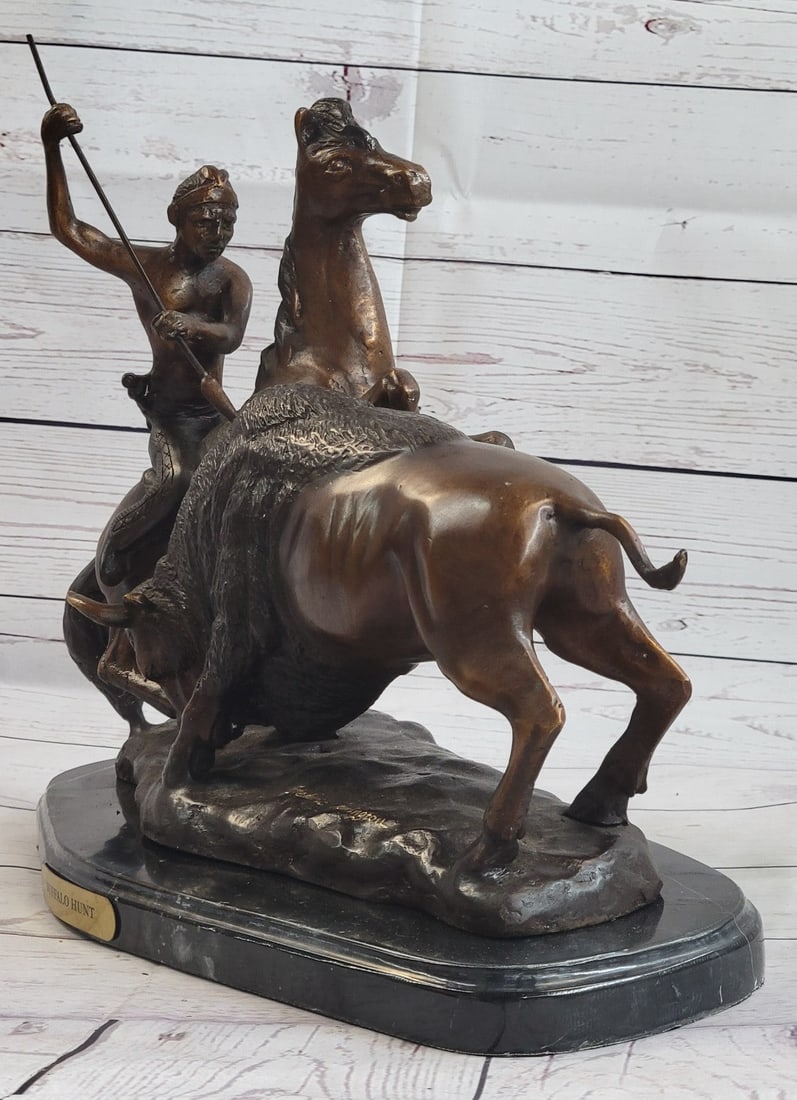 American Buffalo Bronze Statue - 3