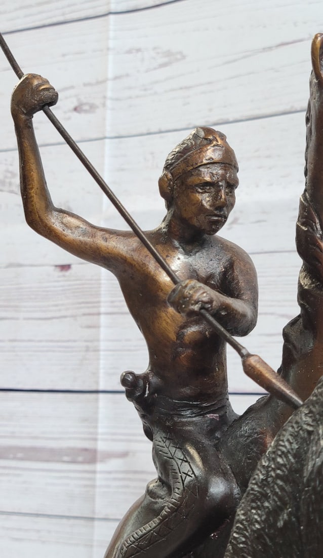 American Buffalo Bronze Statue - 5