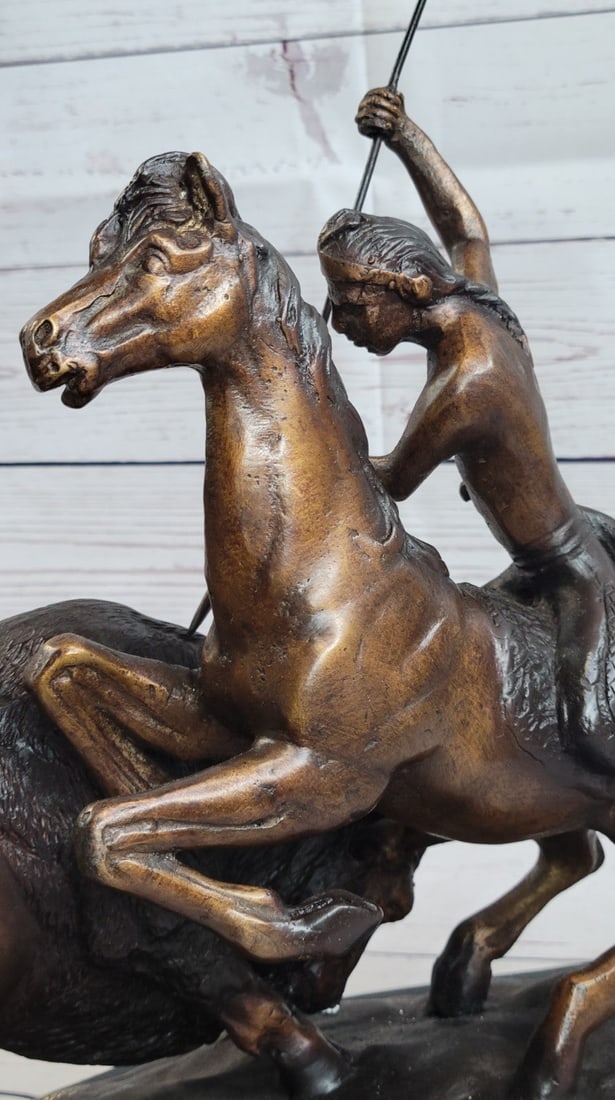 American Buffalo Bronze Statue - 8