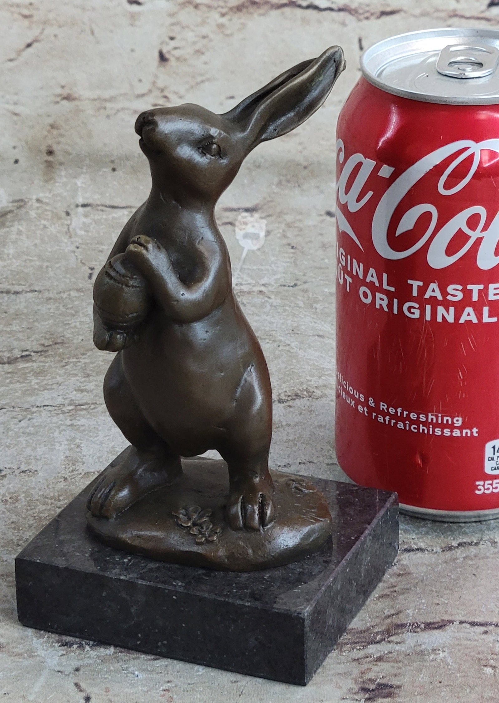 Mini Easter Bunny Bronze Sculpture - 2