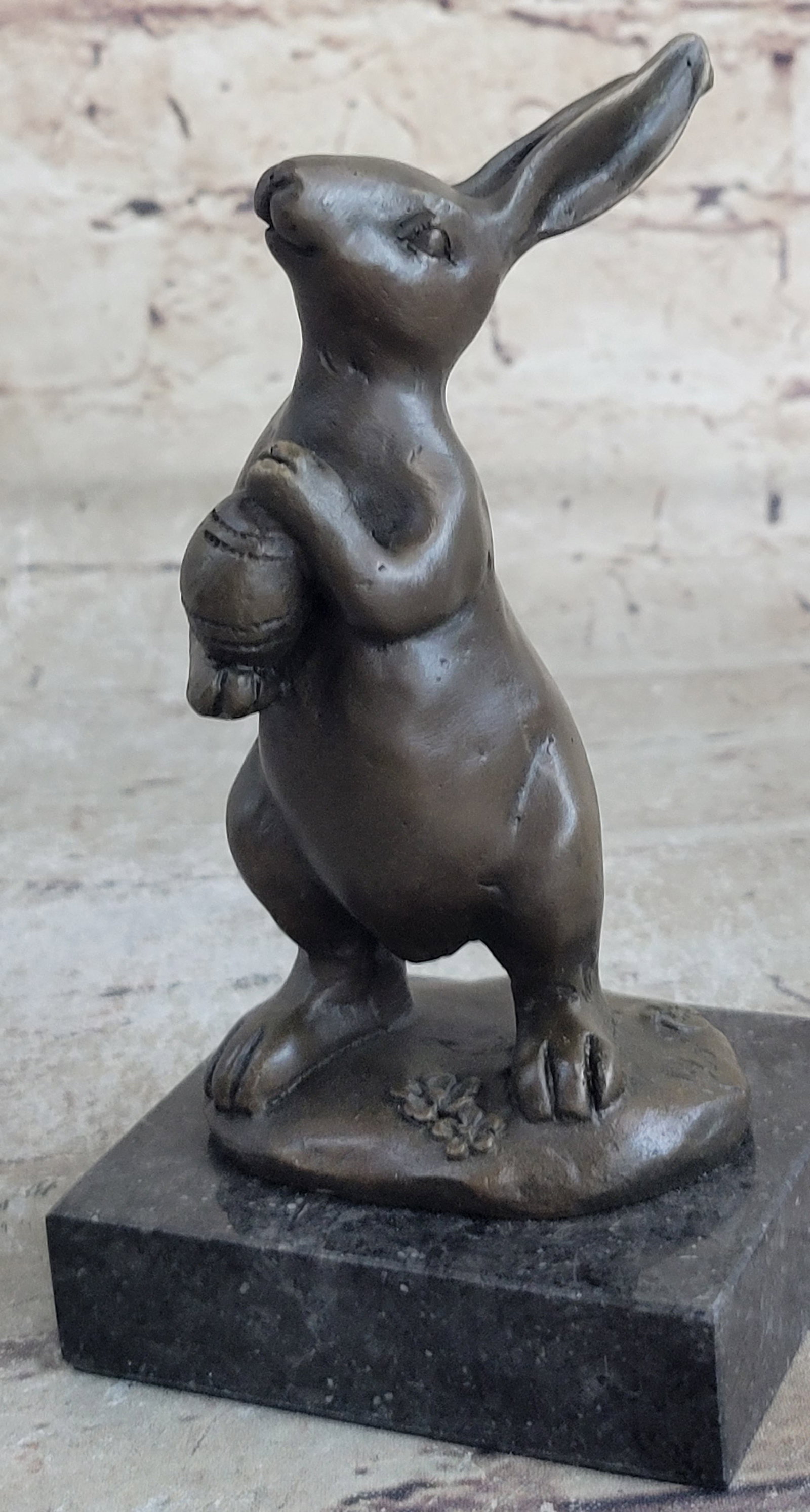Mini Easter Bunny Bronze Sculpture - 7