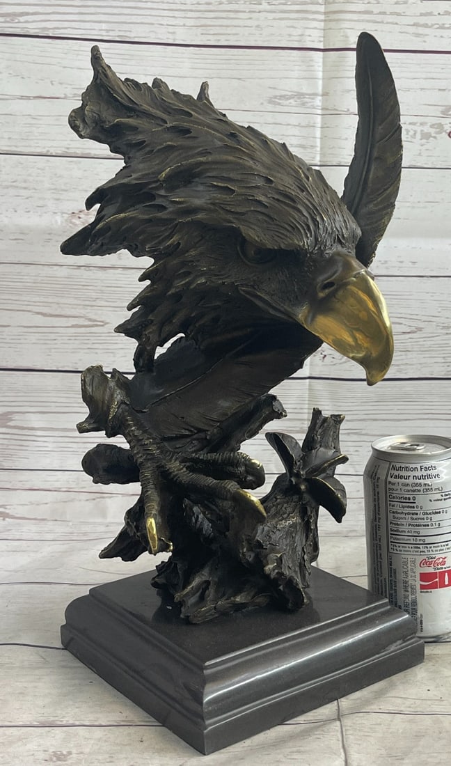 American Eagle Bronze Sculpture - 2