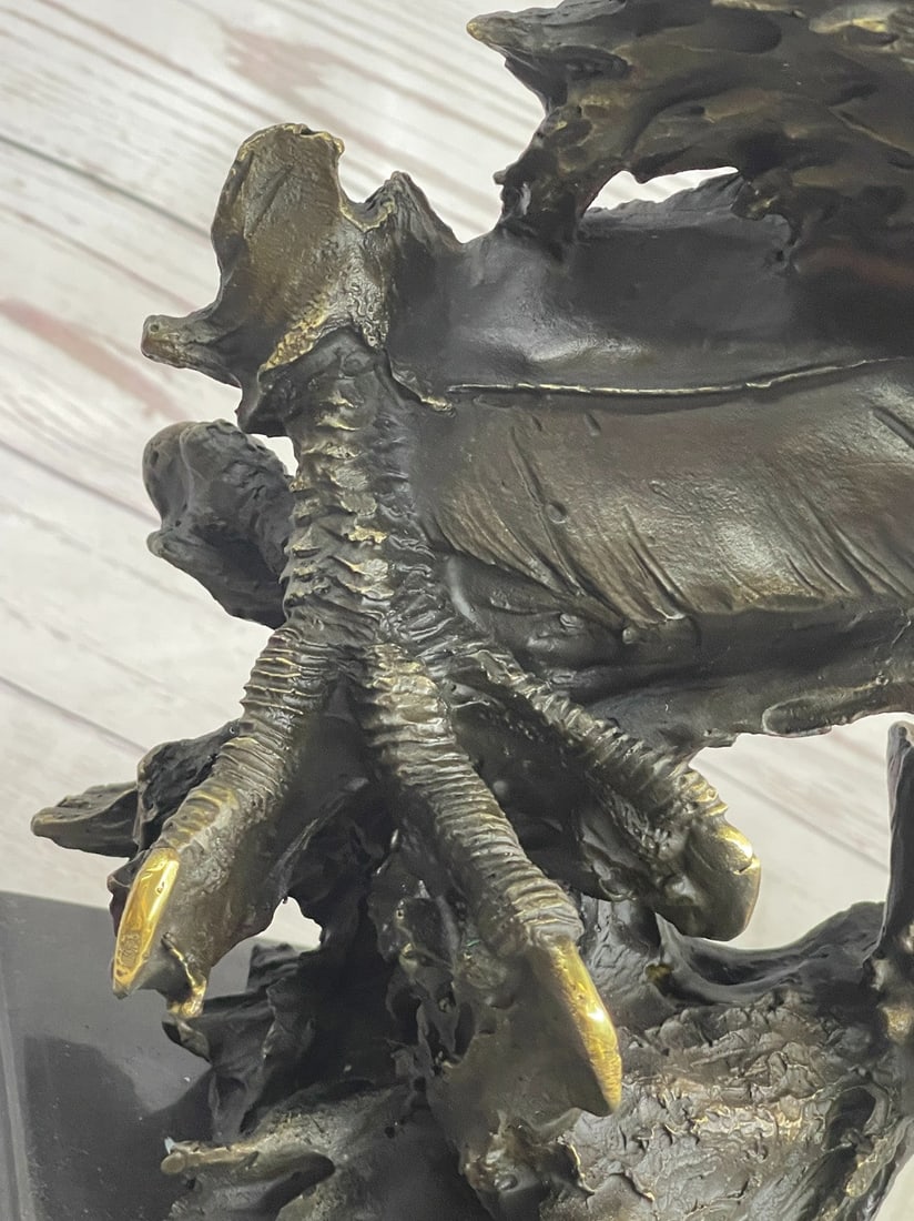 American Eagle Bronze Sculpture - 7