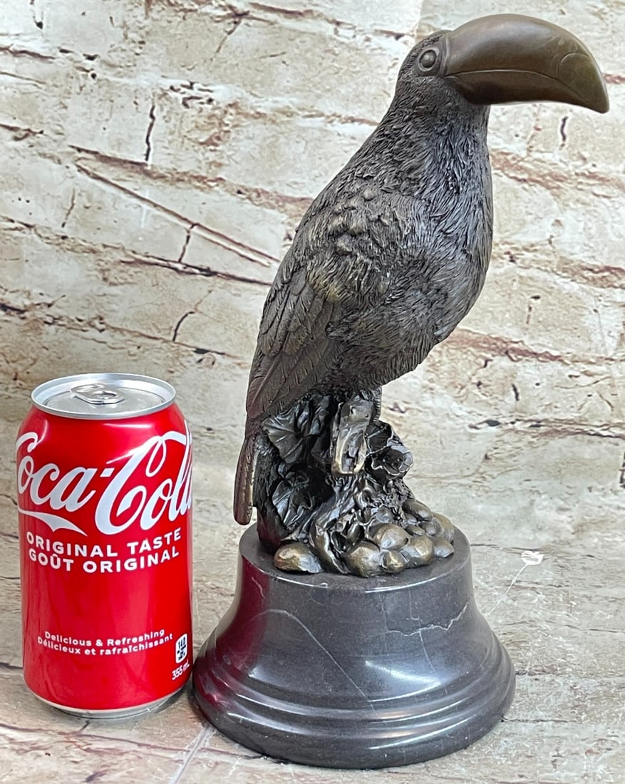 Bird Genuine Bronze Statue - 2