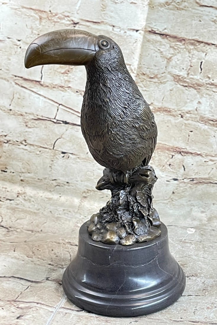 Bird Genuine Bronze Statue - 3