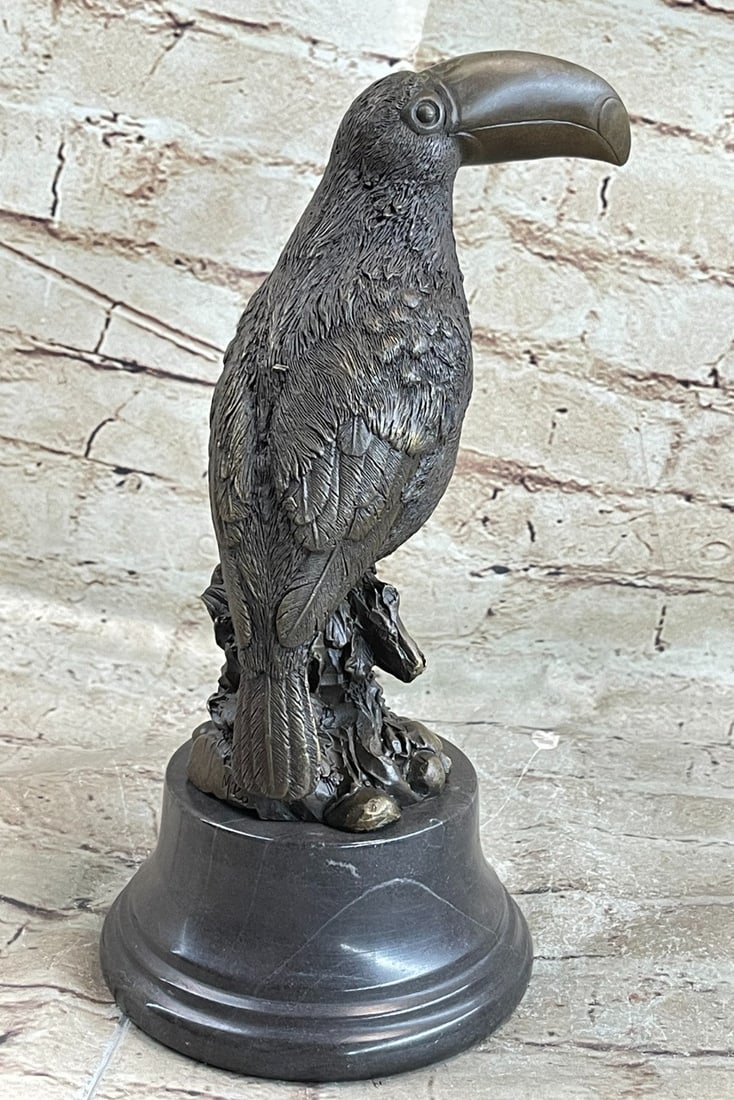 Bird Genuine Bronze Statue - 5