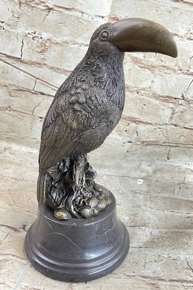 Bird Genuine Bronze Statue - 6