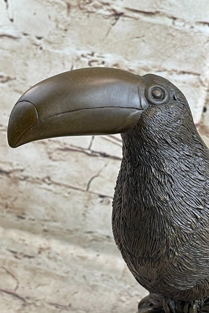Bird Genuine Bronze Statue - 7