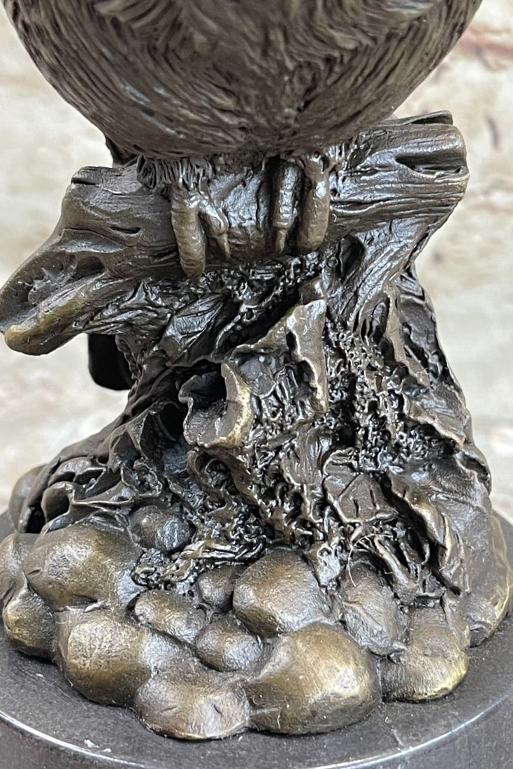 Bird Genuine Bronze Statue - 9