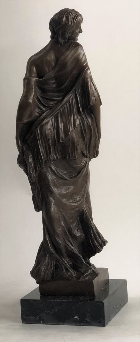 Lady Model Bronze Sculpture - 6