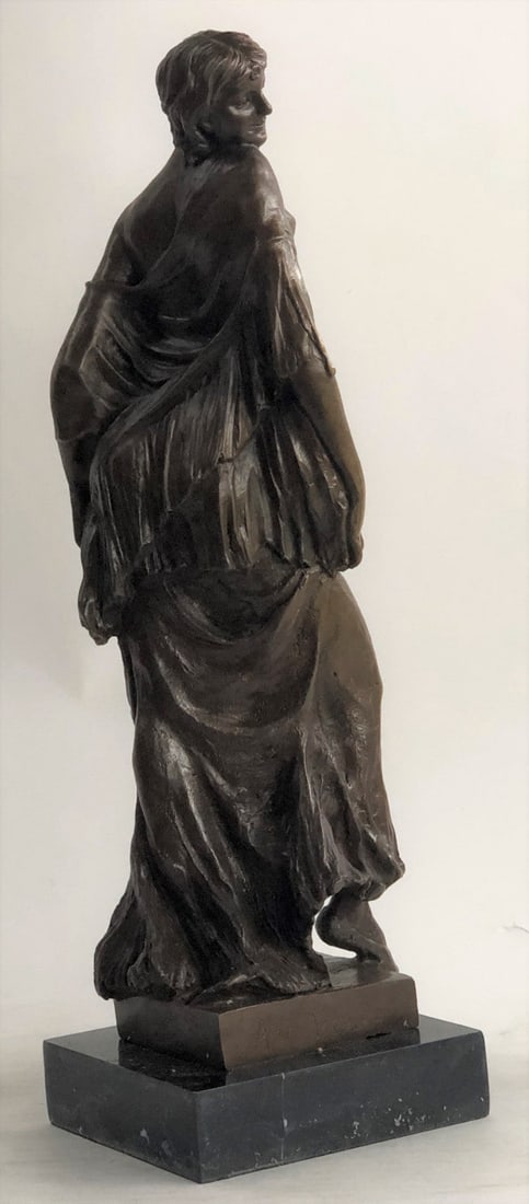 Lady Model Bronze Sculpture - 7