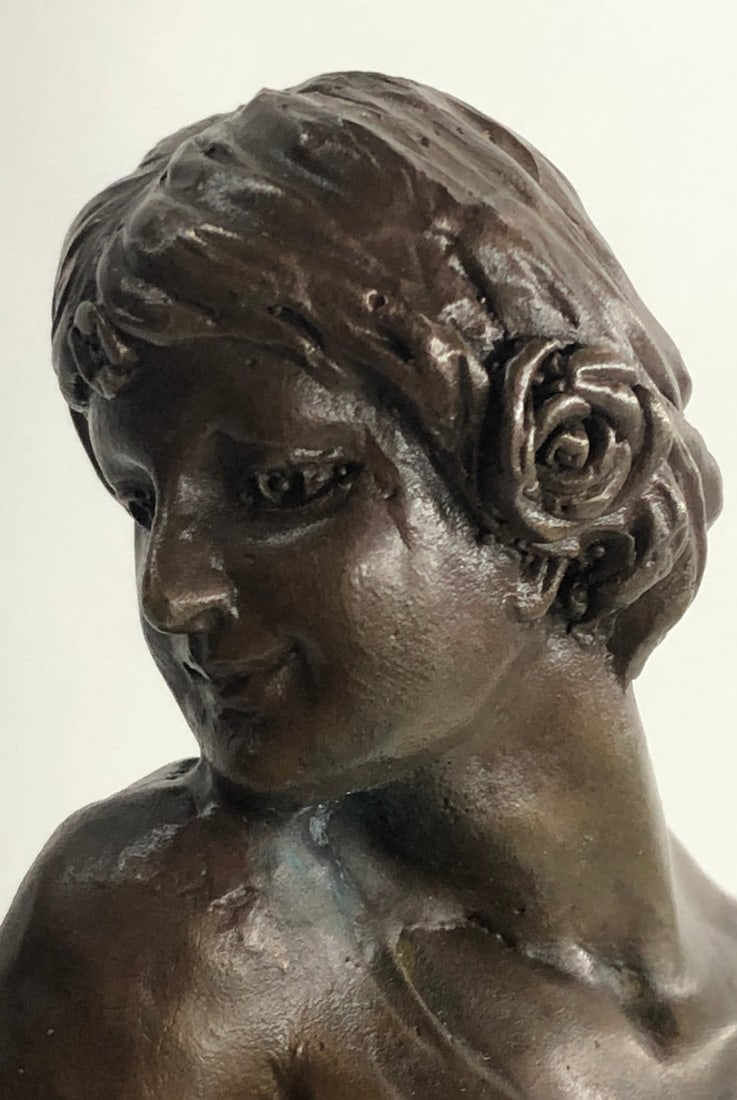 Lady Model Bronze Sculpture - 8