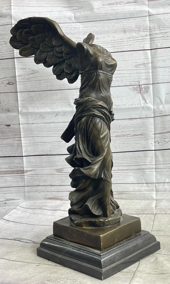 Winged Nike Bronze Statue - 3