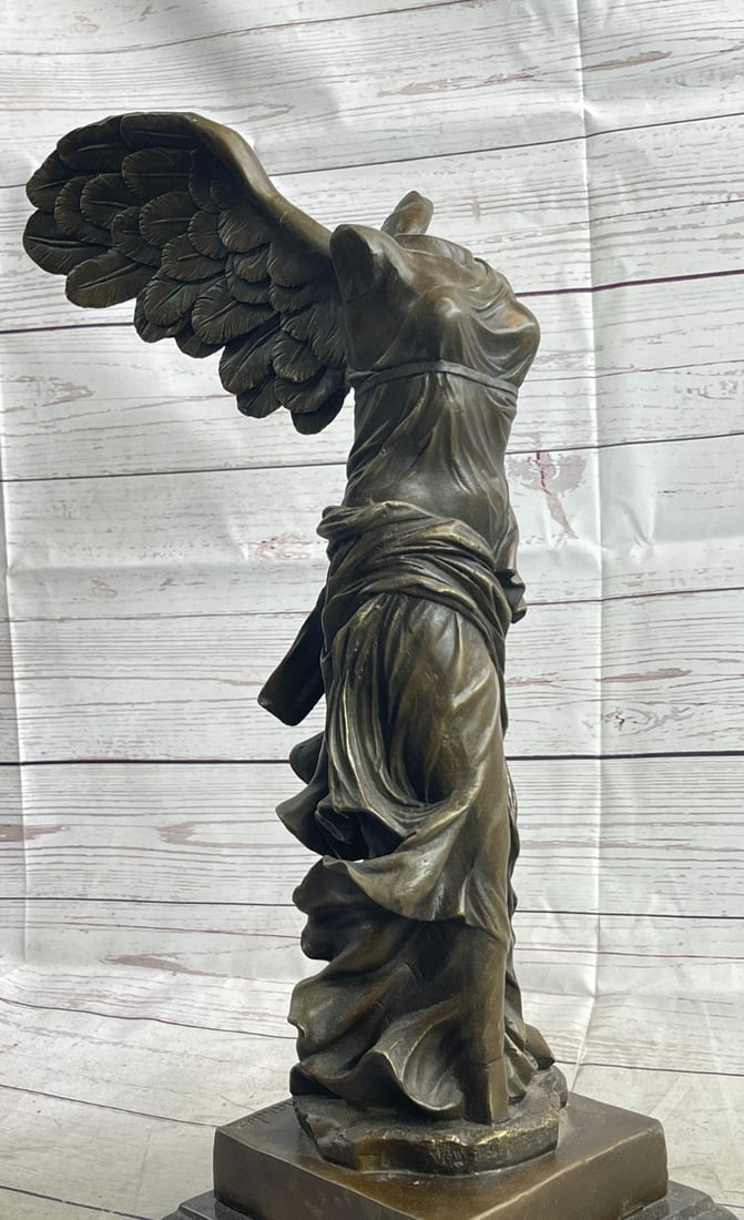 Winged Nike Bronze Statue - 7