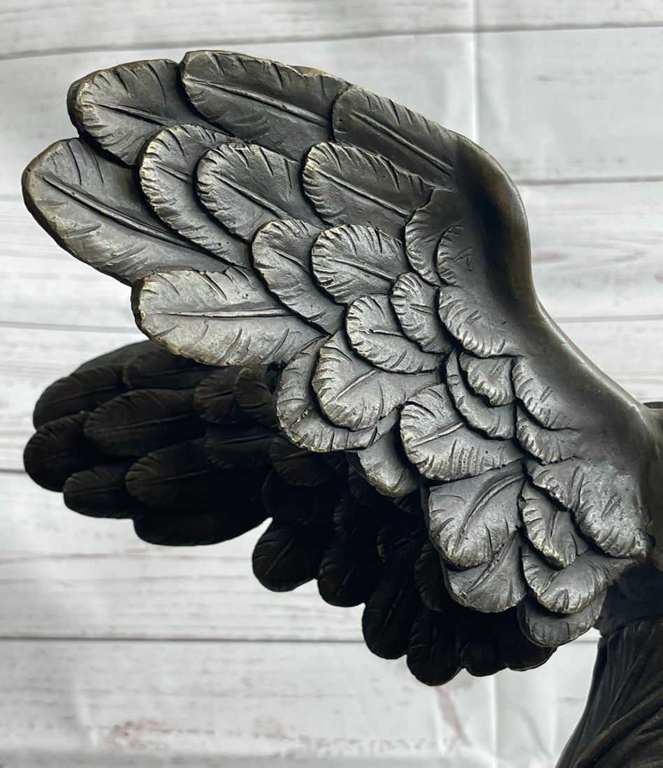 Winged Nike Bronze Statue - 9