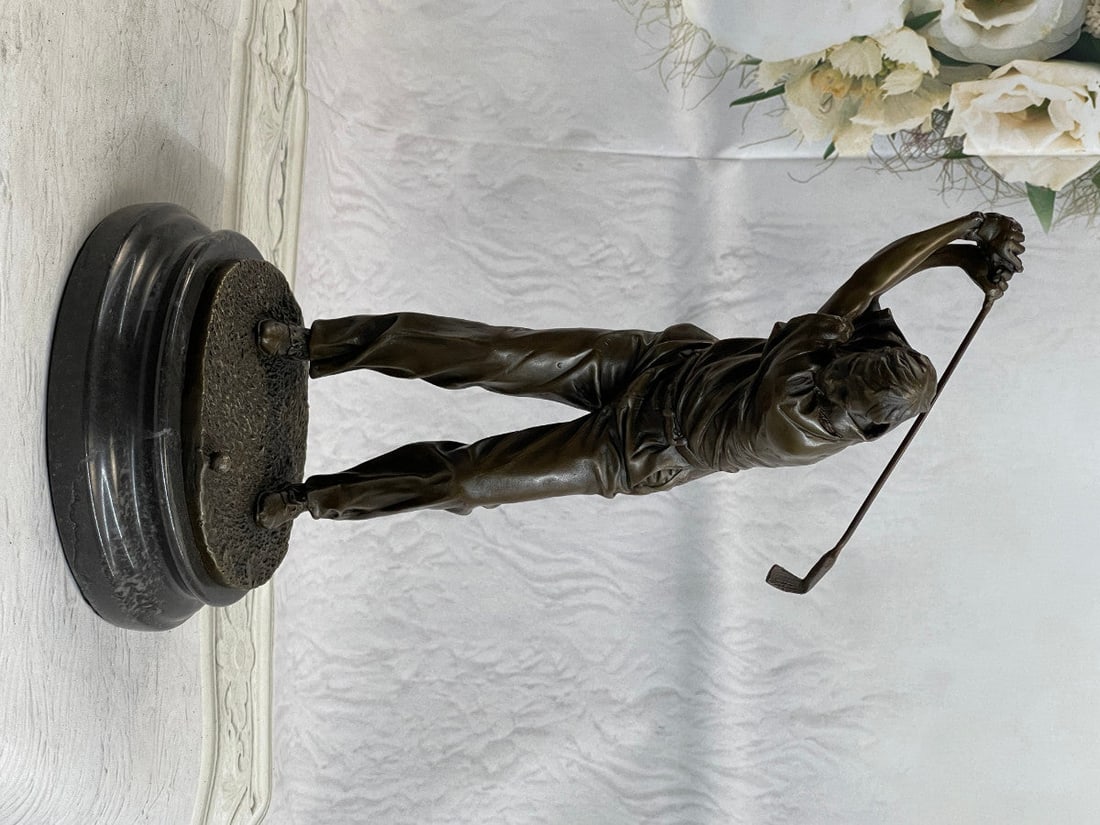 Golfer Bronze Statue - 4