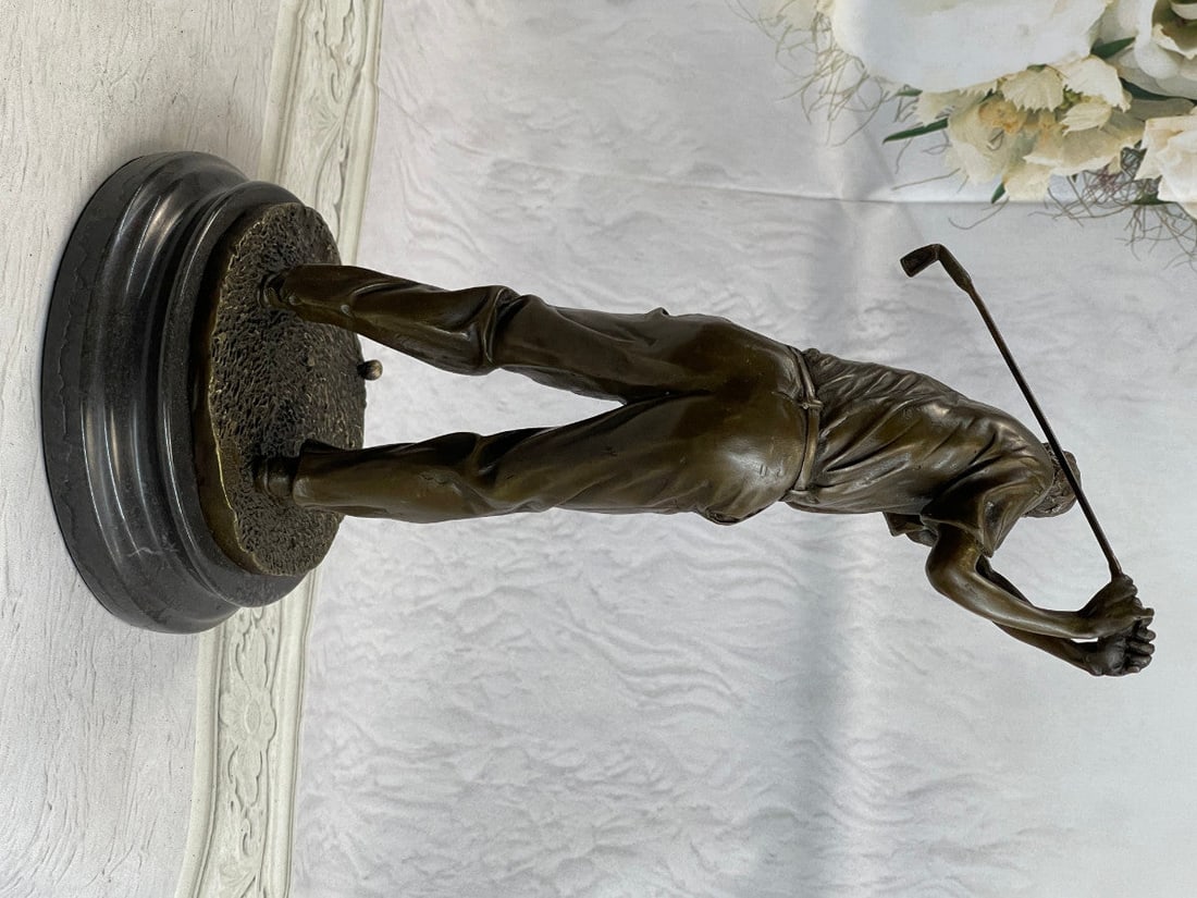 Golfer Bronze Statue - 7