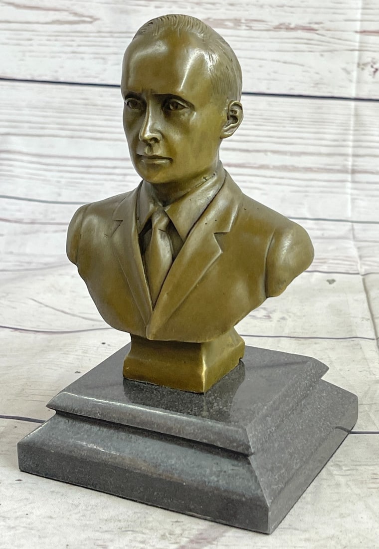 Russian Putin Bust Bronze Statue - 3