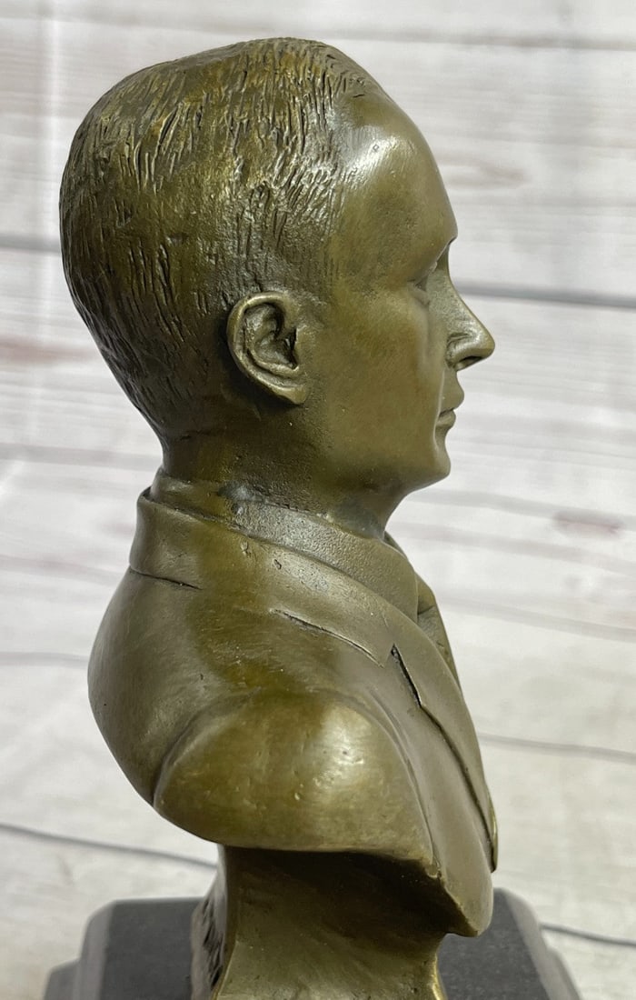 Russian Putin Bust Bronze Statue - 8